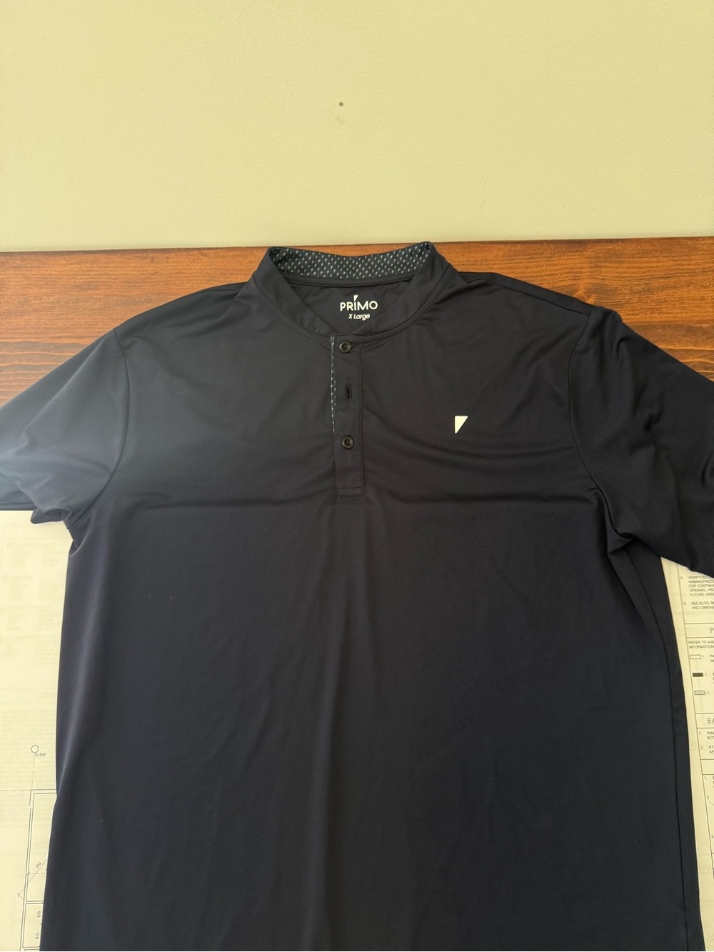 Primo Men's Black Short-Sleeve polo